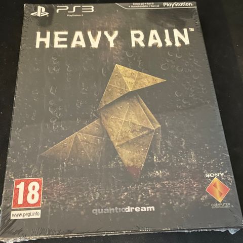 Forseglet Heavy Rain Collector’s Edition PS3