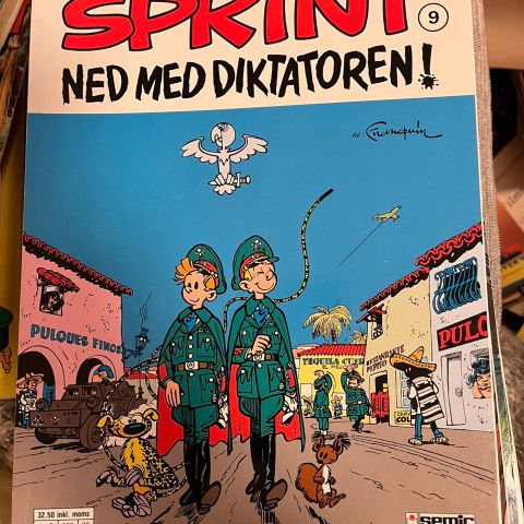 21 stk SPRINT mellom 4-42, de fleste fn