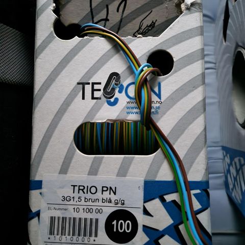 42m Teccon TRIO PN 3G1,5 Anti Twin® kabel