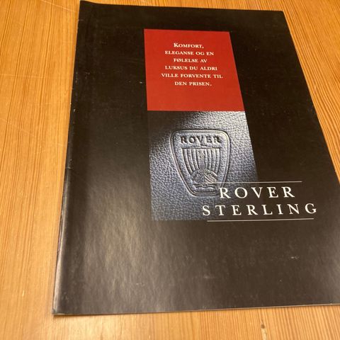 BILBROSJYRE - ROVER 400 / 600 STERLING - 1993
