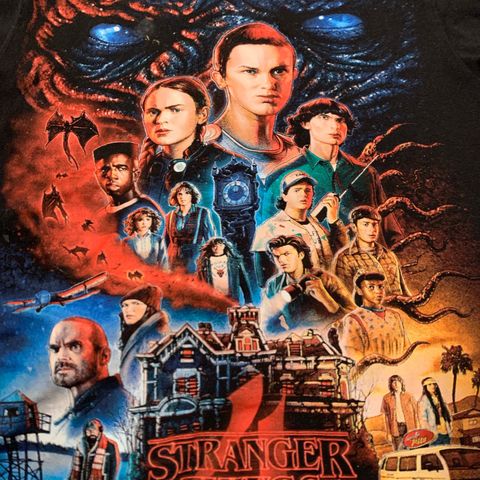 Stranger Things t-skjorte