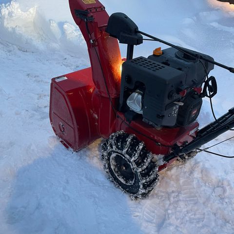 TORO HD 928 OAE strøken med kjetting