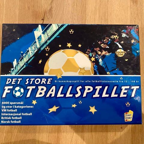 Det store fotballspillet - nytt brettspill