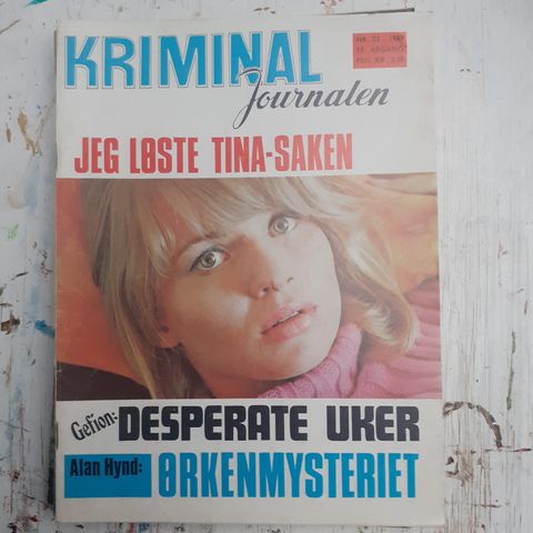 KRIMINAL JOURNALEN. NORSKE MAGASINER 1960-1969