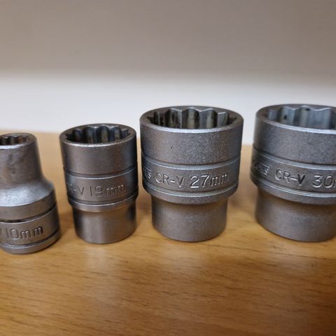 Tengtools 10, 19, 24, 27, 30 mm 1/2" piper