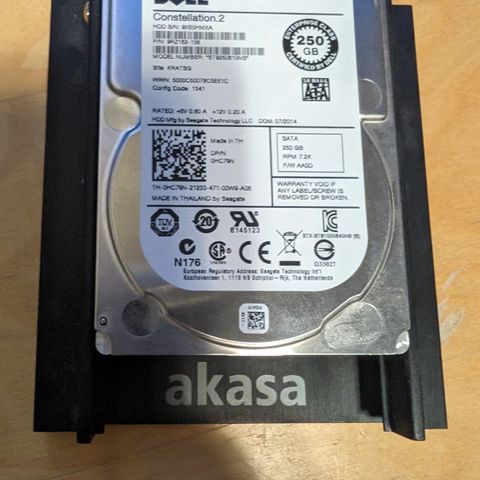 3 stk DELL Constellation 2 harddisk 250GB