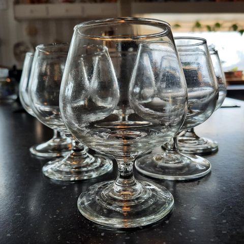 6 Cognac Glass - Sender gjerne!