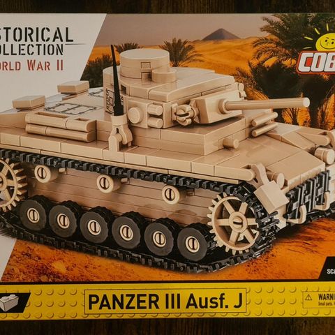Cobi 2712 - Panzer III Ausf. J - Ny/Innpakket