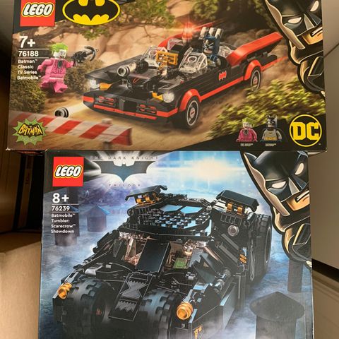 (Ny og uåpnet) Lego Batmobil 76239 / 76188