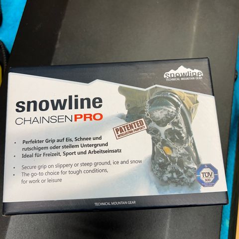 Ubrukte Snowline Chainsen PRO brodder i L OG XL
