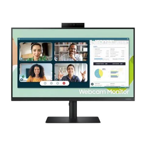 UÅPNET SAMSUNG  S24A400VEU 24’’ Webcam Monitor m/ Windows Hello og høytaler