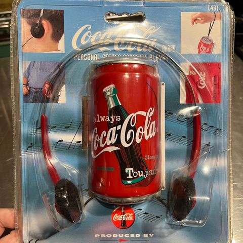 Coca Cola walkman fra 80-tallet