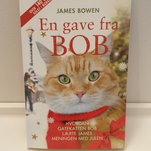 Bok"En gave fra Bob" av James Bowen