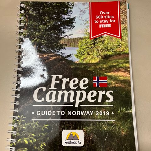 Free campers - guide to Norway 2019 Campingbok bok om camping