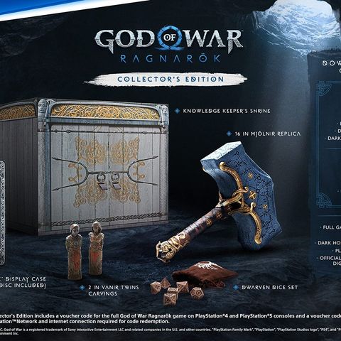 Ny! God of War Ragnarok Collector Edition PS5