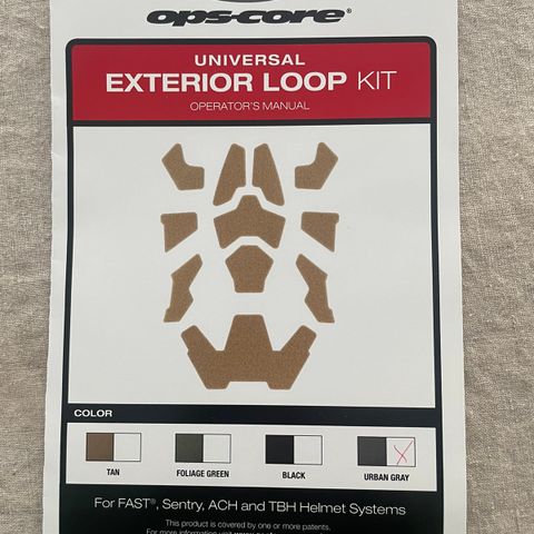 Aps-Core universal exterior loop kit urban grey kr 500
