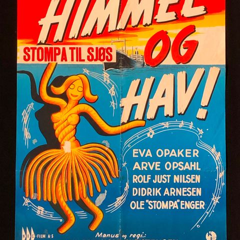 STOMPA TIL SJØS Filmplakat