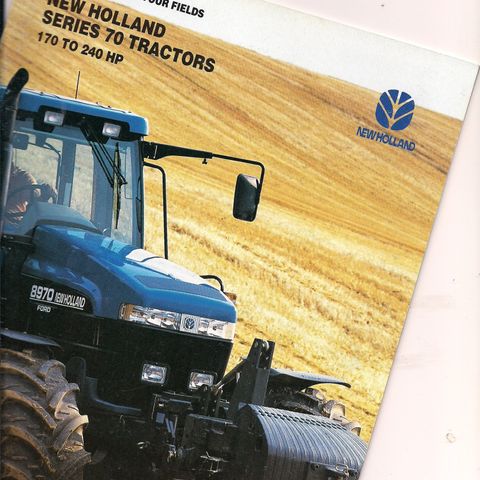 FORD NEW HOLLAND traktorbrosjyre