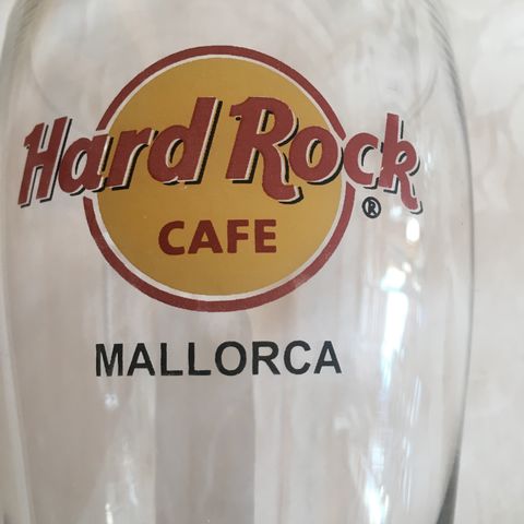 Hard Rock cafe glass MALLORCA.
