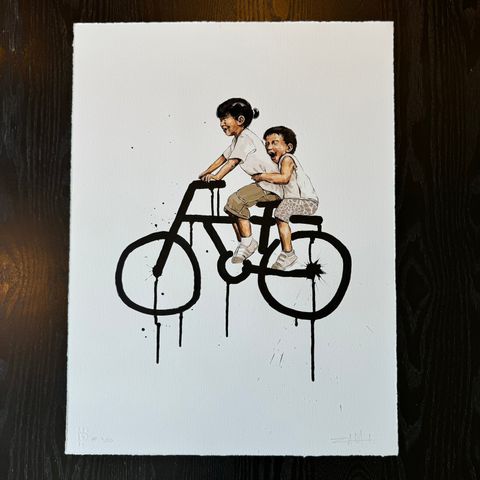 Ernest Zacharevic - Life Cycle (handfineshed artist proof edition)