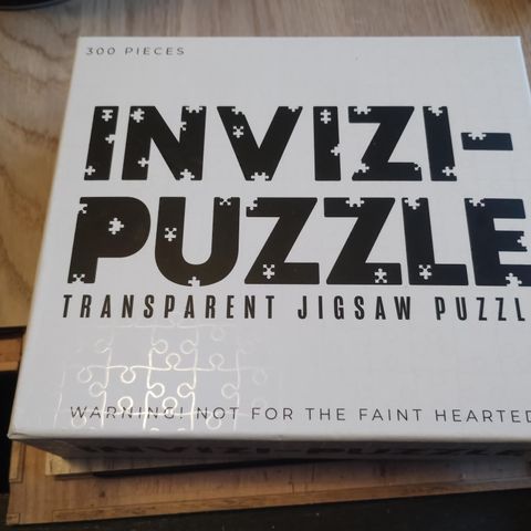 300 - Invizi-puzzle (bare åpnet ikke brukt)