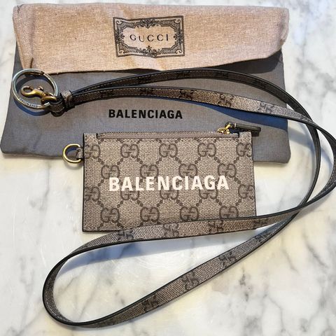 Gucci x Balenciaga Kort Lommebok