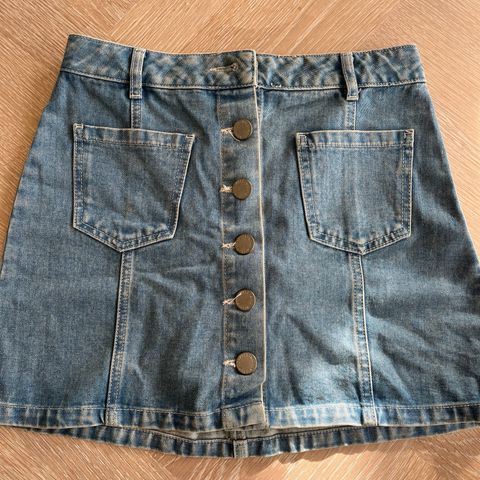 Denim skjørt fra Miss Selfridge str 38, UK 10