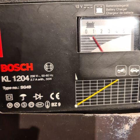 12v batterilader Bosch KL 1204