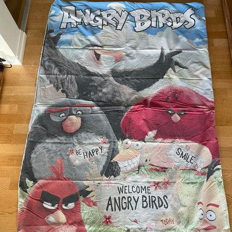 Angry Bird sengetøy 200 x 140 cm