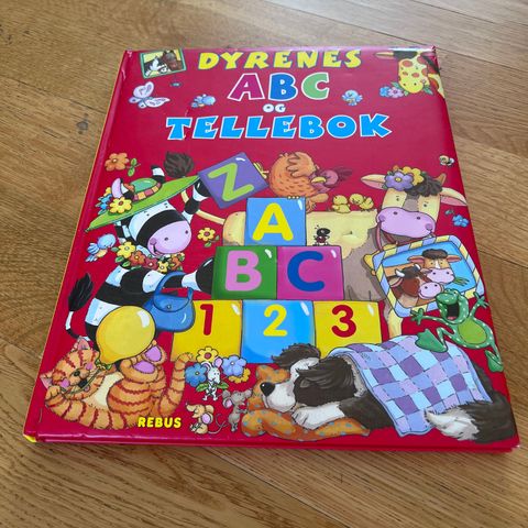 Stor bok om å lære seg tall & bokstaver