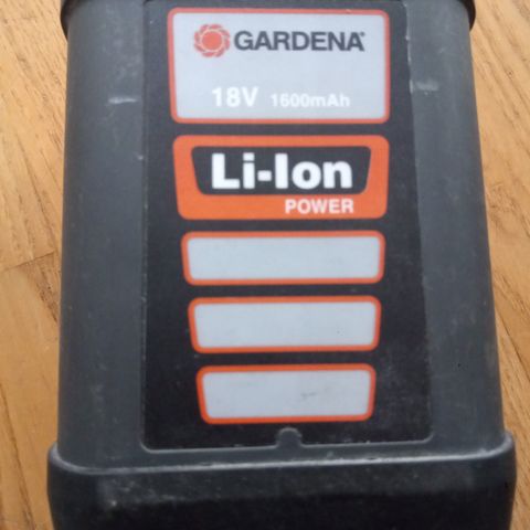 Batteri gardena 18V 1,6Ah