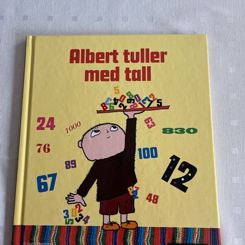 Barnebok - Albert Åberg tuller med tall