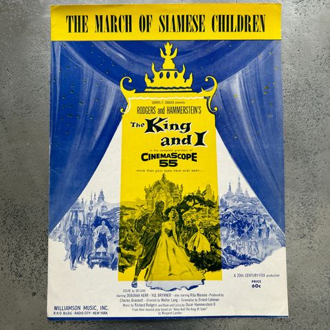 Notehefte - The March of Siamese Children - The King and I - Hammerstein Rodgers