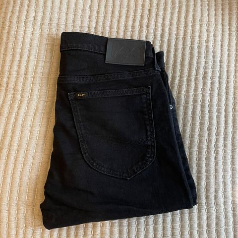Lee Luke svart jeans str 31 x 34