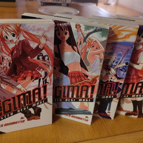 Negima manga bok 1-5