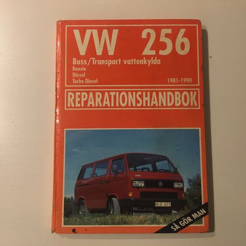 Reparasjonsbok til VW Transporter, Caravelle og buss mod. 256 1981 - 1990