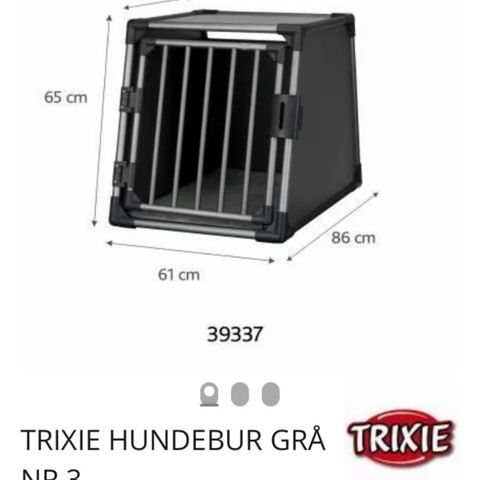 Trixie Aluminium grafitt transportbur