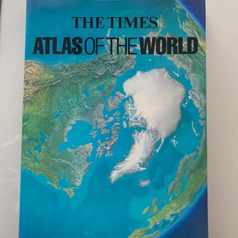 The Times Atlas of the World utgave 1988. Kan hentes/sendes