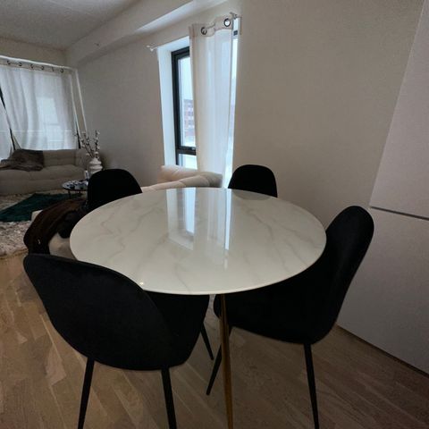 Marmor bord/spisebord/stol