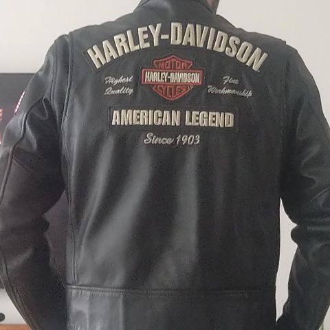 Flott original Harley Davidson-jakke (M) size