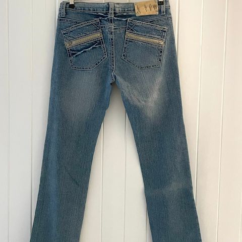Vintage jeans med lavt liv (Fra 90-2000 tallet)