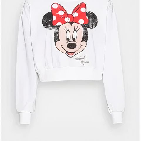 ONLY  ONLDISNEY SHORT O NECK BOX - Sweatshirt - bright white minnie