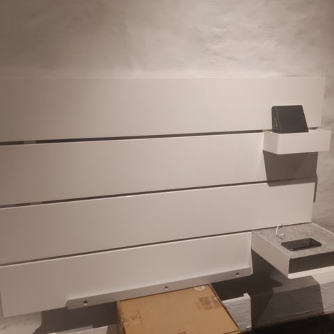 IKEA Nordli hodegavl 130cm hvit.  (90cm seng)