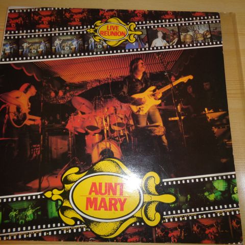 NY PRIS! LP-plate. Aunt Mary - Live Reunion. Norsk Prog/Rock 1981