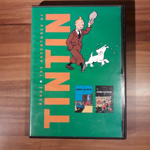 Tintin: Månen tur-retur del 1 & 2 (1991) DVD norsk