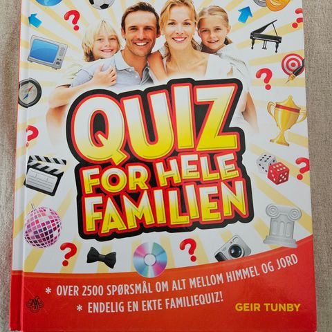 Quiz spørrebok for hele familien 2500 spørsmål