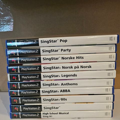 Singstar spill til Playstation 2