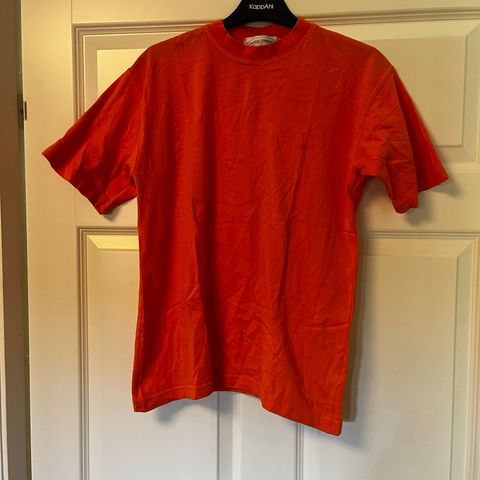 Vintage orange t-skjorte, strl M