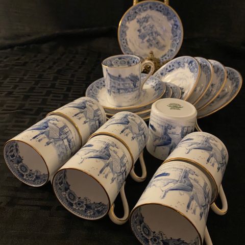 Tuscan fine bone china💙