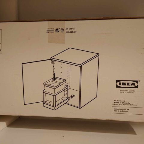 IKEA Uttrekkbar stamme avfallssortering
